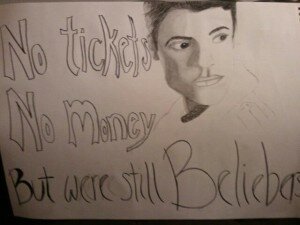 Serena Silguero fan poster Justin Bieber